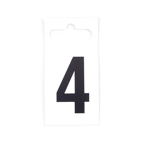 self adhesive door numbers b&q